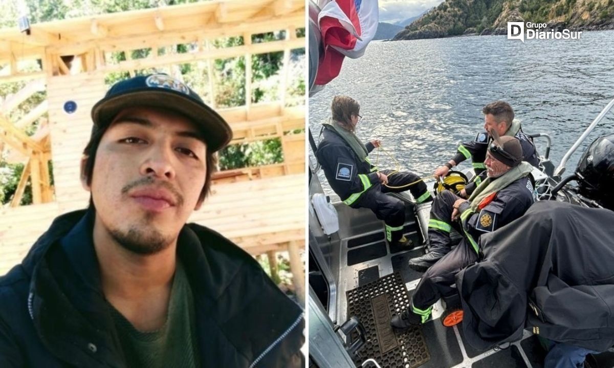 Trabajan para rescatar cuerpo de joven desaparecido tras naufragio en el Ranco hace cuatro meses