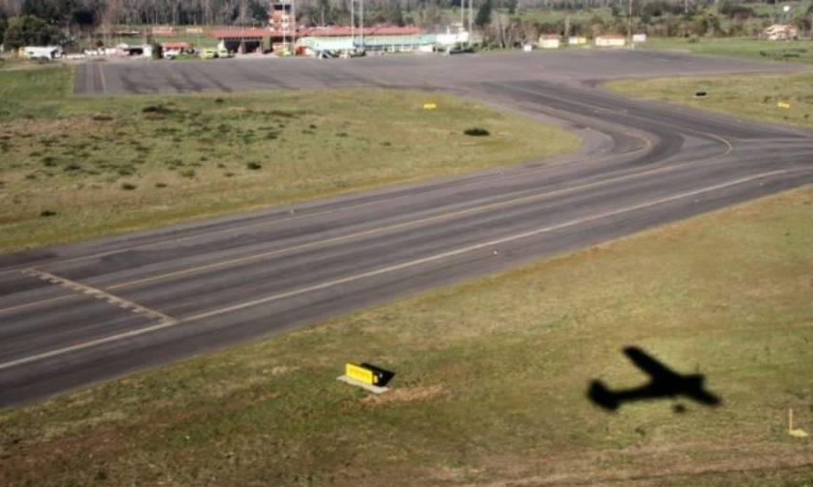 MOP inicia conservación de pistas en Aeródromo Pichoy