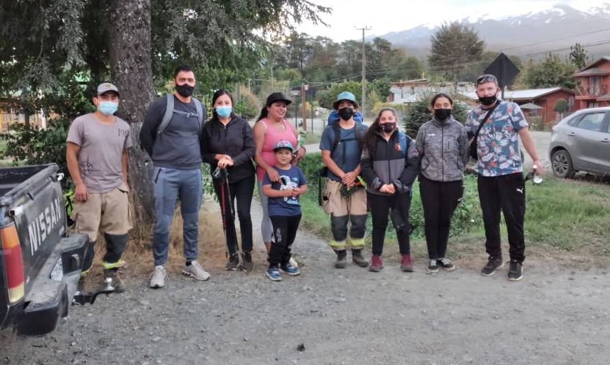 Encuentran a 5 excursionistas extraviados en Panguipulli