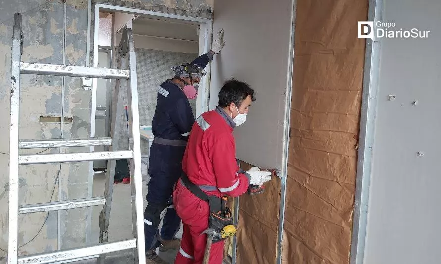 Inician obras de mejoramiento en infraestructura del Hospital Base Valdivia