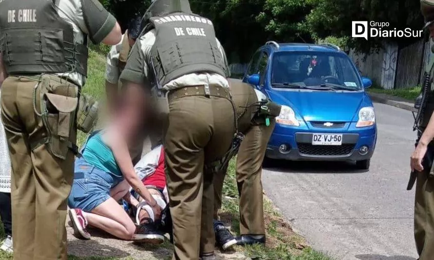 Persecución terminó con un hombre baleado por Carabineros en Osorno