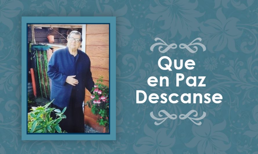 Falleció Olga Rosas Rosas  (Q.E.P.D)