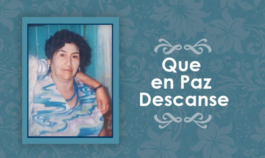 Falleció Juana Epuyao Delgado  (Q.E.P.D)