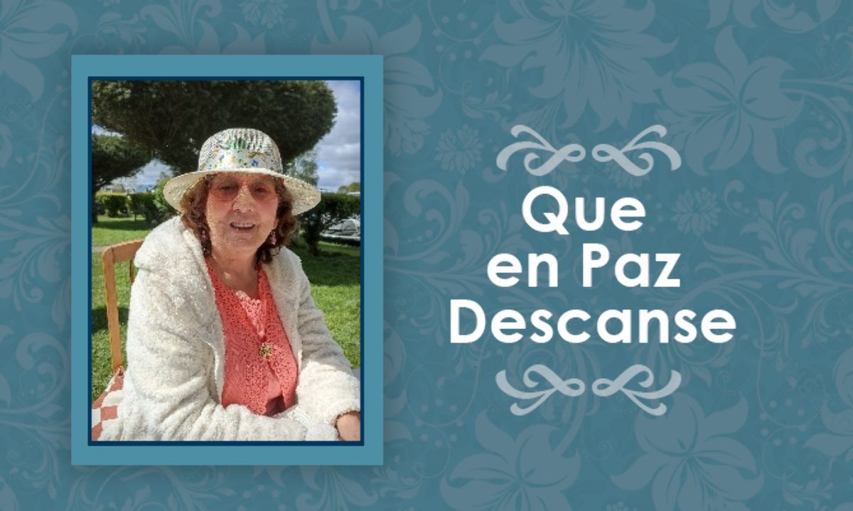 Falleció Flor Irene Vidal Medina  (Q.E.P.D)