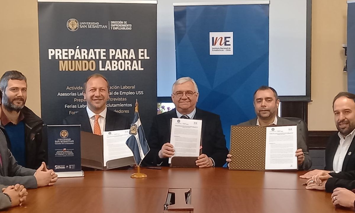 USS Valdivia realiza encuentro con empleadores y firma de convenio con el INE