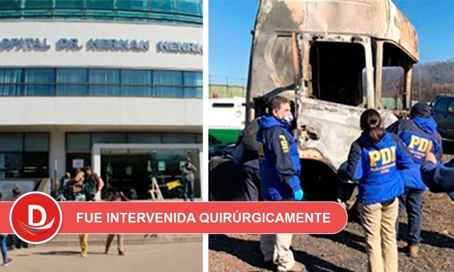 Pequeña de Osorno que recibió disparo podría salir este martes del hospital