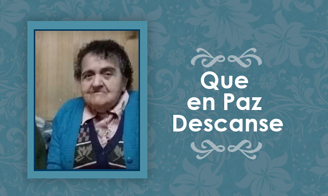Falleció Ana Rosa Solis Solis (Q.E.P.D)