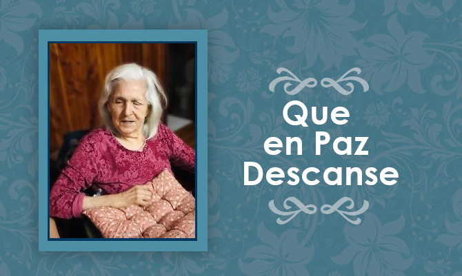 Falleció Lucerina Quezada Ríos  (Q.E.P.D)