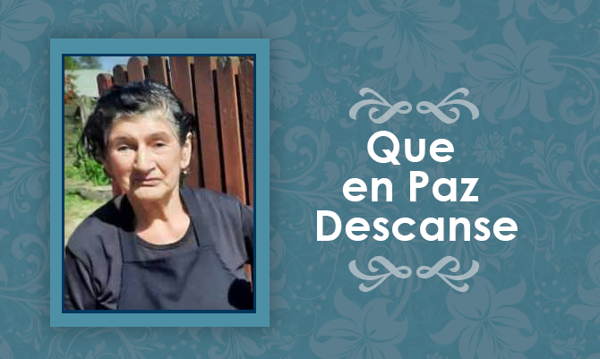 Falleció Norma Ruiz Delgado (Q.E.P.D)