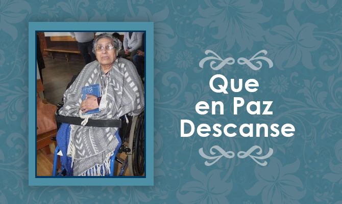 Falleció Rosa Delfina Llenel Díaz  (Q.E.P.D)